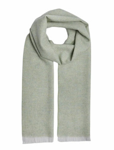 Lambswool Scarf - Silver Lime