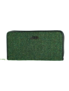 Mucros Tweed Purse - Green