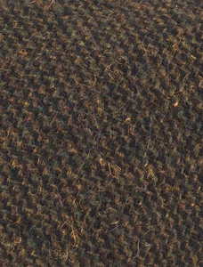 Tweed Duck Bill Panel Cap - Dark Green