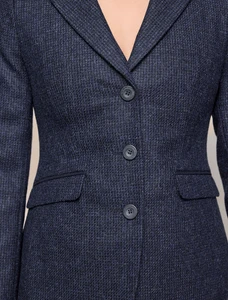 Tara Tweed Hacking Jacket - Imperial Blue