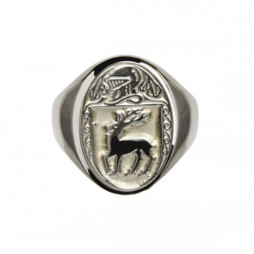 McCarthy Clan Official Sterling Silver Ring

