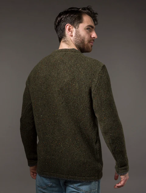 Roundstone Cashmere Crew Neck Sweater  -Loden