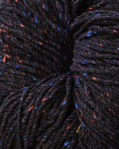 Aran Wool Knitting Hanks - Navy Charcoal