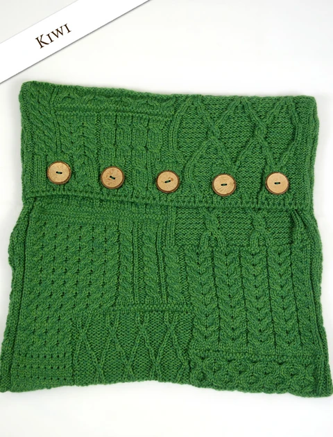 Aran-Knit Cushion Cover