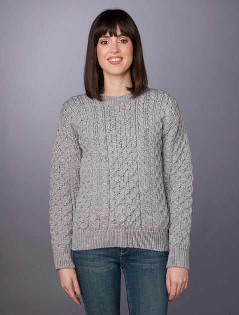 Women's plus size sales irish sweaters