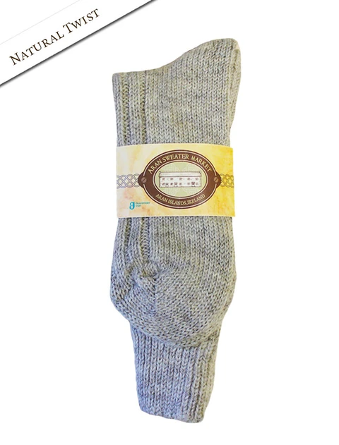Wool Socks - Natural Twist