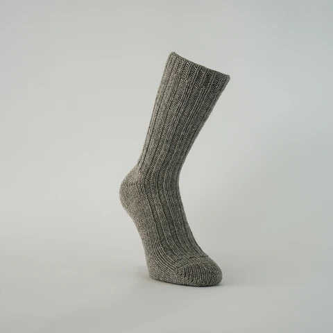 Wool Socks - Light Grey
