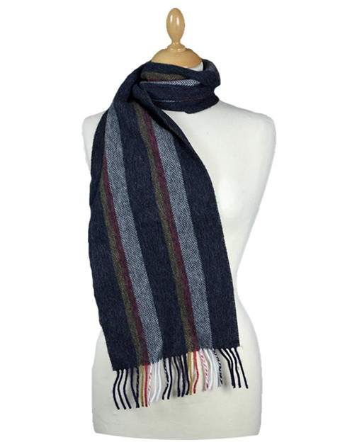 WALLACE+SEWELL - SILK+LAMBSWOOL SCARF - MARCELINE - GREY