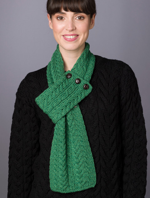 Aran Loop Scarf - Kiwi