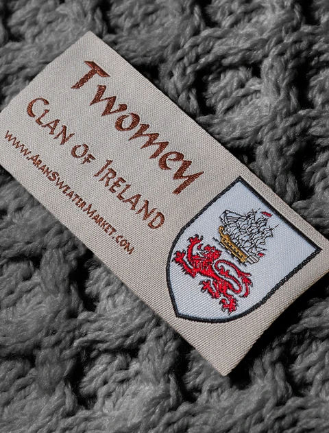 Twomey Clan Scarf - Label