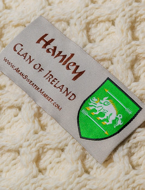 Hanley Clan Scarf - Label