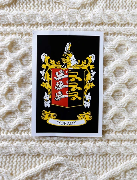 O'Grady Clan Aran Throw