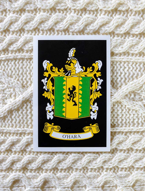 O'Hara Clan Aran Throw