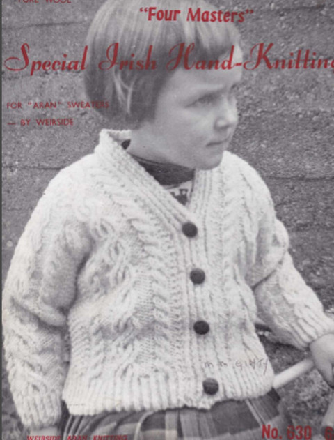 Aran knitting patterns, ladies, men & children | Aran Sweater