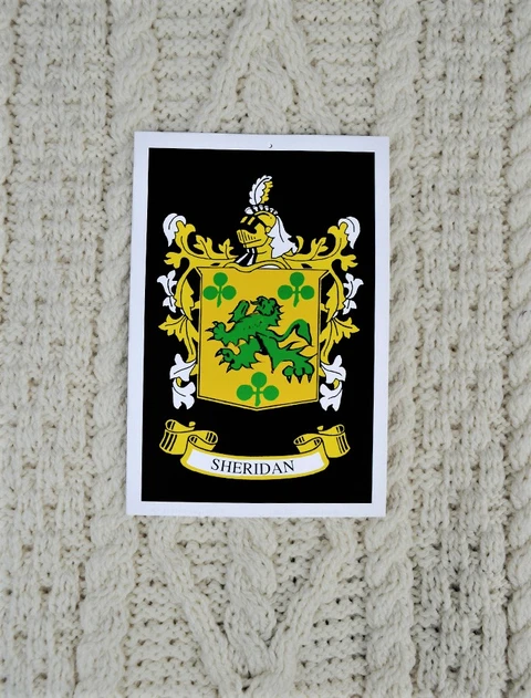 Sheridan Clan Aran Throw
