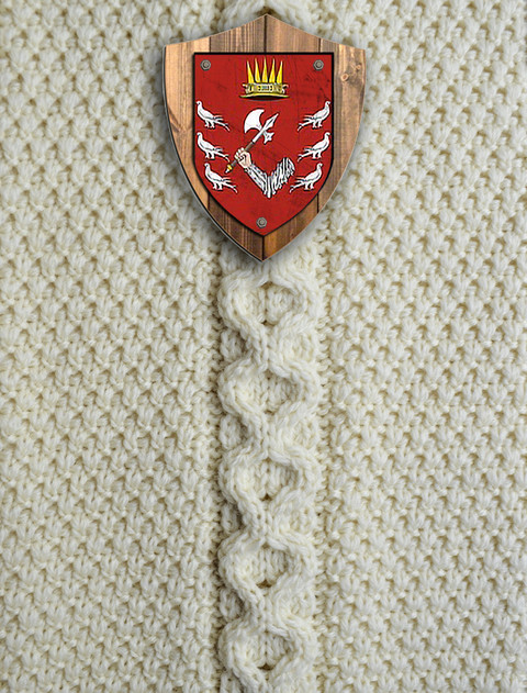 Mc Nally Clan Aran Throw