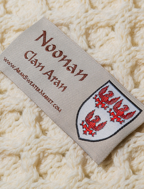 Noonan Clan Scarf - Label