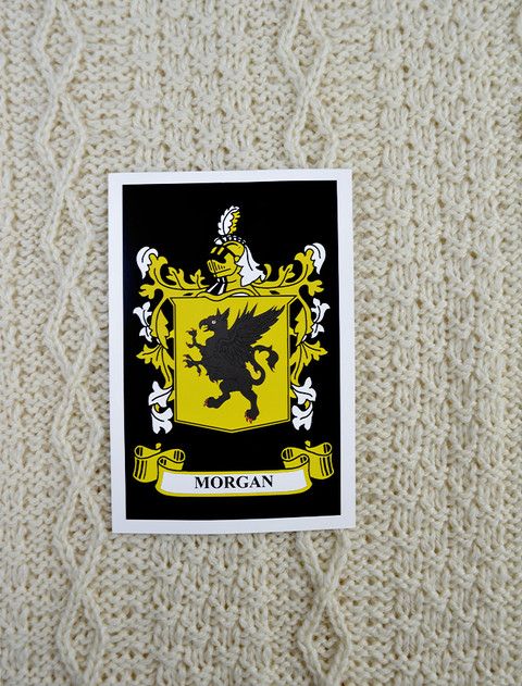Morgan Clan Aran Throw