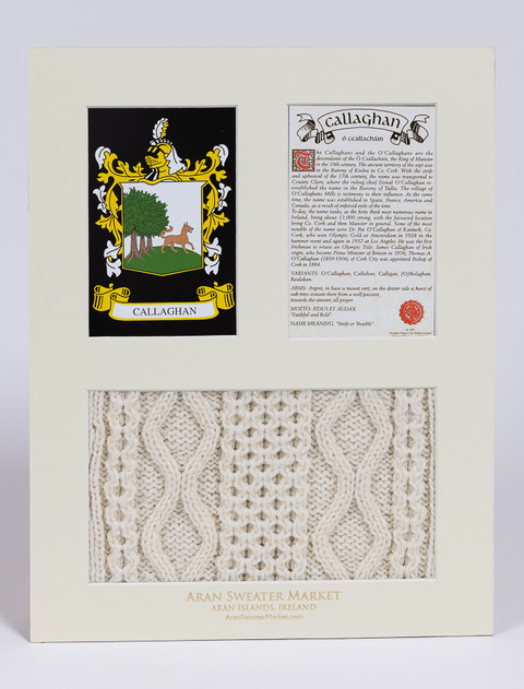 Callaghan Clan Aran & History Display