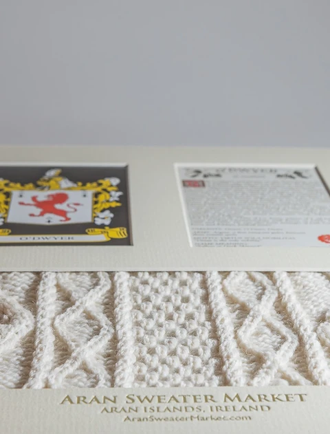 O'Dwyer Clan Aran & History Display