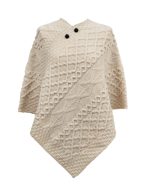 Maloney Clan Aran Poncho