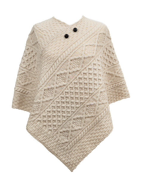 Maguire Clan Aran Poncho 