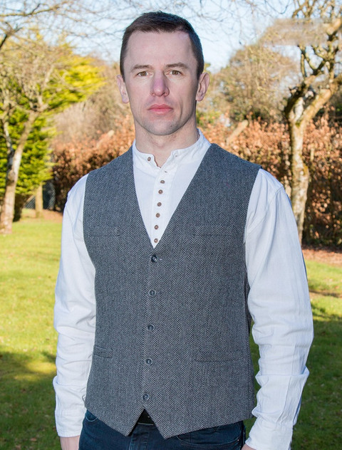 Emerald Waistcoat - Grey