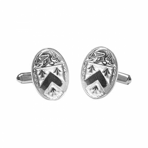 Walsh Clan Official Large Cufflinks Sterling Silver
