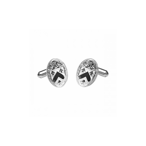 Walsh Clan Official Medium Cufflinks Sterling Silver
