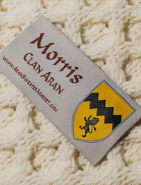 Morris Clan Scarf - Label