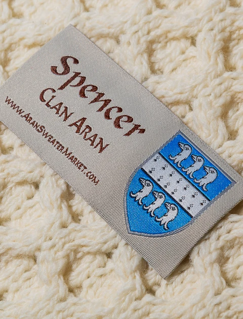 Spencer Clan Scarf - Label
