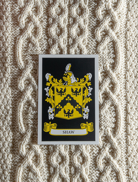 Shaw Clan Aran Throw