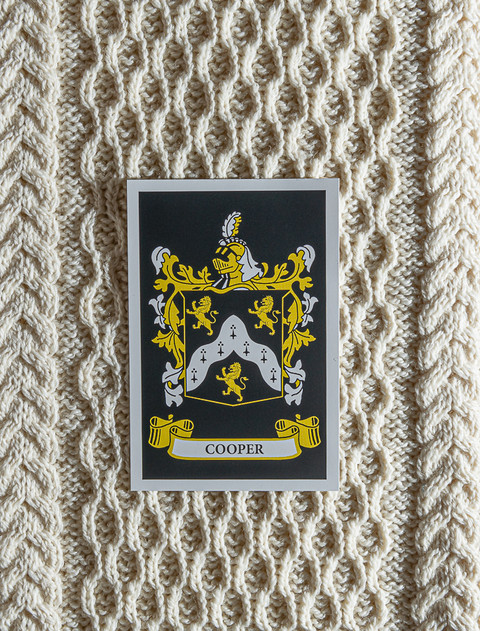 Cooper Clan Aran Throw
