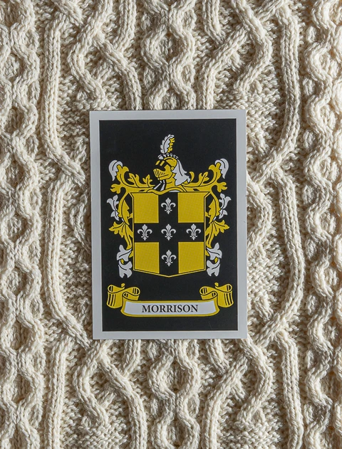 Morrison Clan Aran Throw