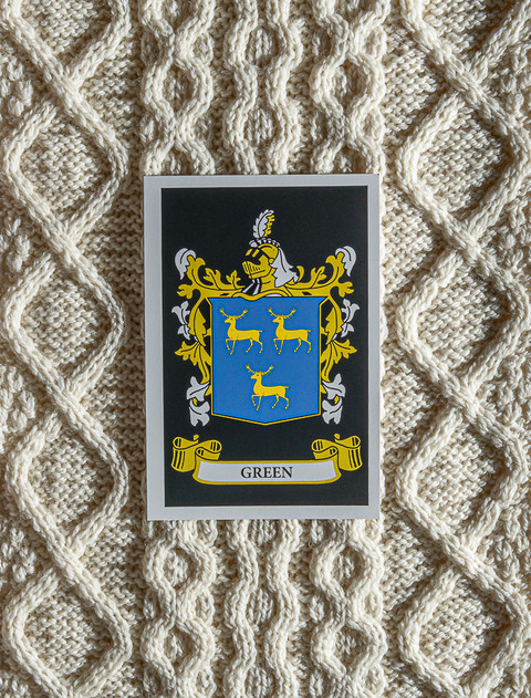 Green Clan Aran Throw
