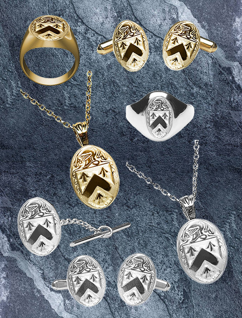 Walsh Heraldic Gold & Silver