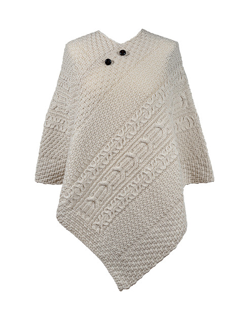 Evans Clan Aran Poncho