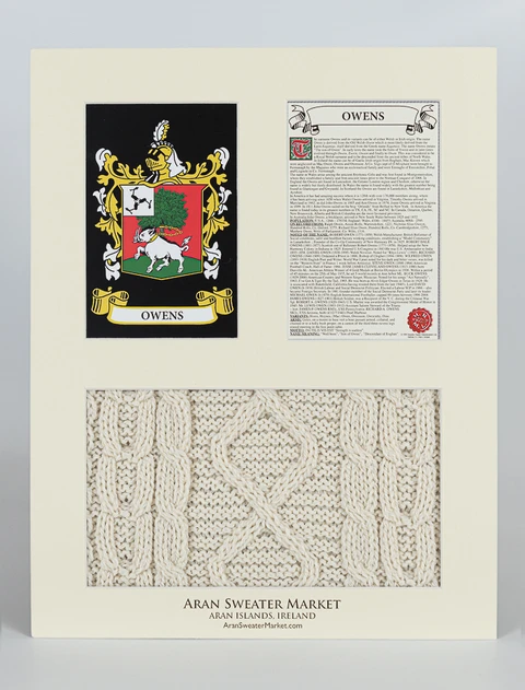 Owens Clan Aran & History Display