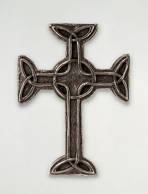 Irish Bronze Celtic Cross Of Faith