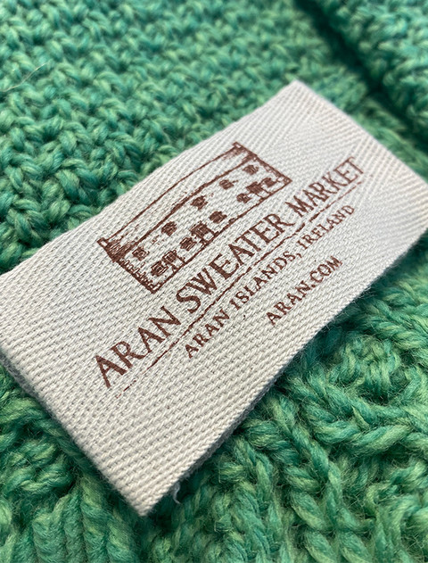 Aran Sweater Market Label
