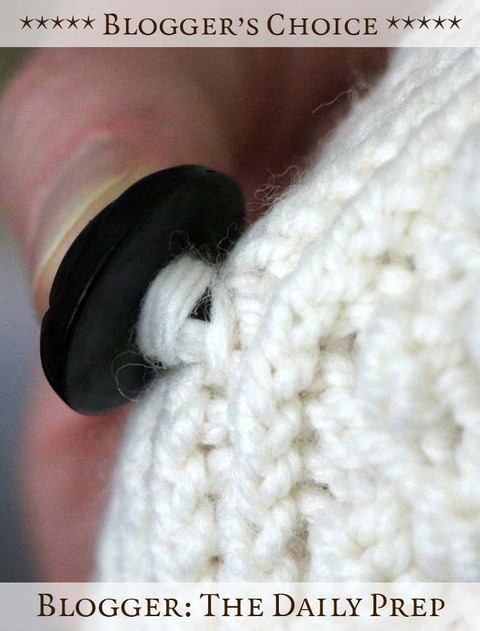 Blogger's Choice: Premium Handknit Merino Lumber Jacket - color: Natural White; type: Macro, Detail