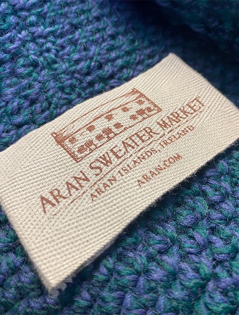 Aran Sweater Market Label