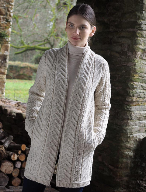 Super Soft Open Aran Cardigan