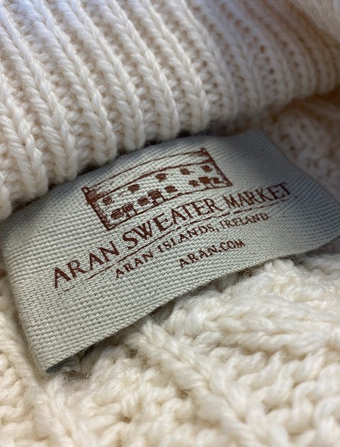 Aran Sweater Market Label