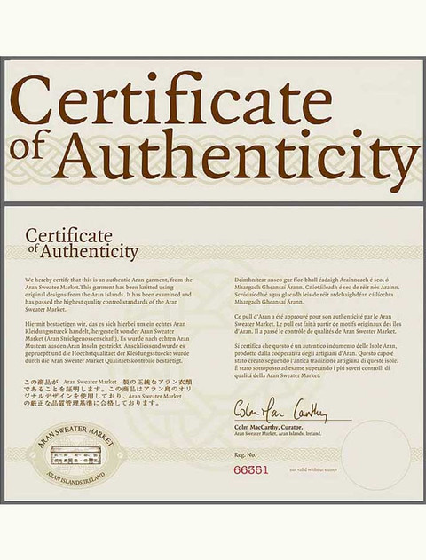 Certificate of Authenticity