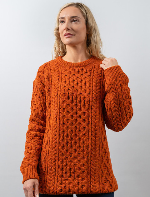 Women's Orange Sweaters