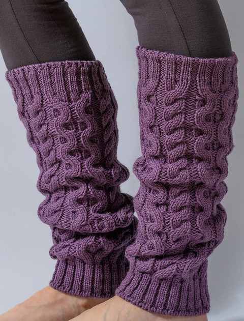 Merino Wo‎ol Aran Leg Warmers