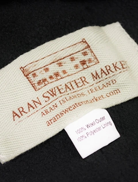 Aran Sweater Market Label