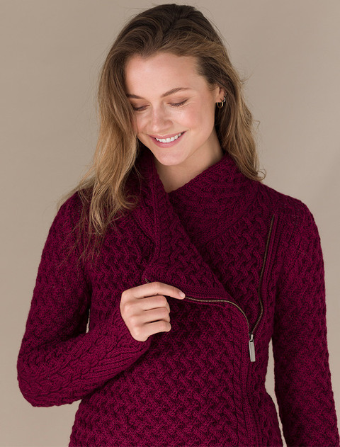 Carlow Trellis Jacket - Claret