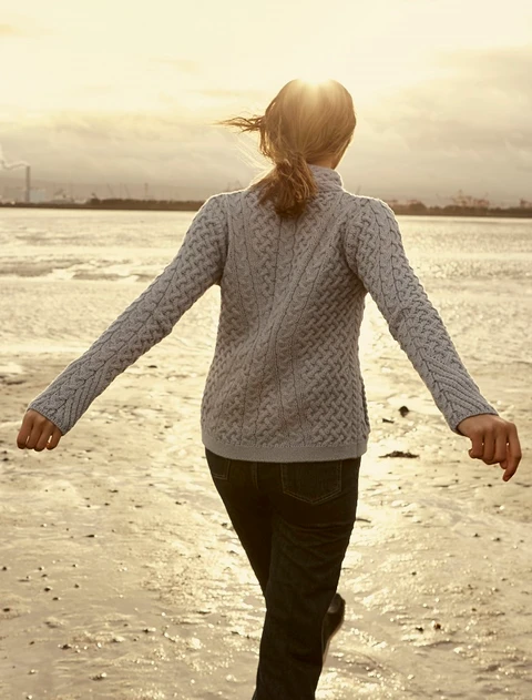 Carlow Trellis Jacket - Dove Grey